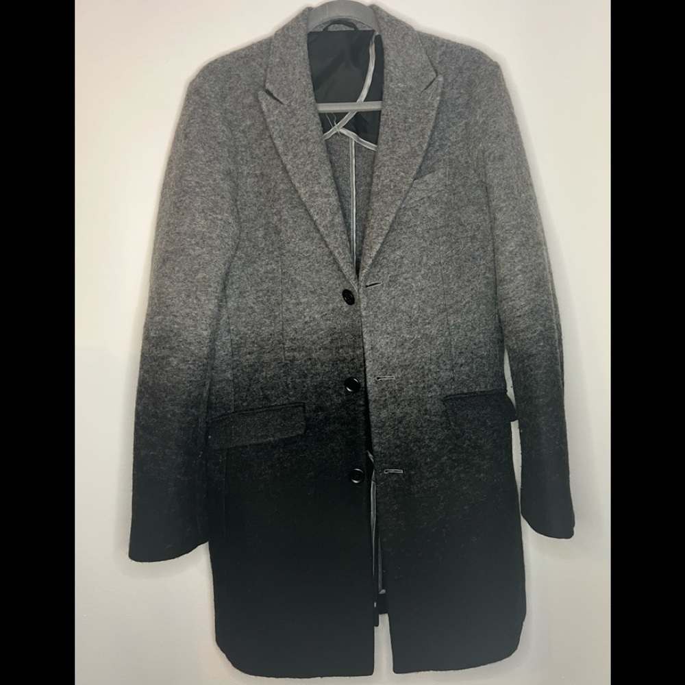 Mens Armani Exchange wool peacoat